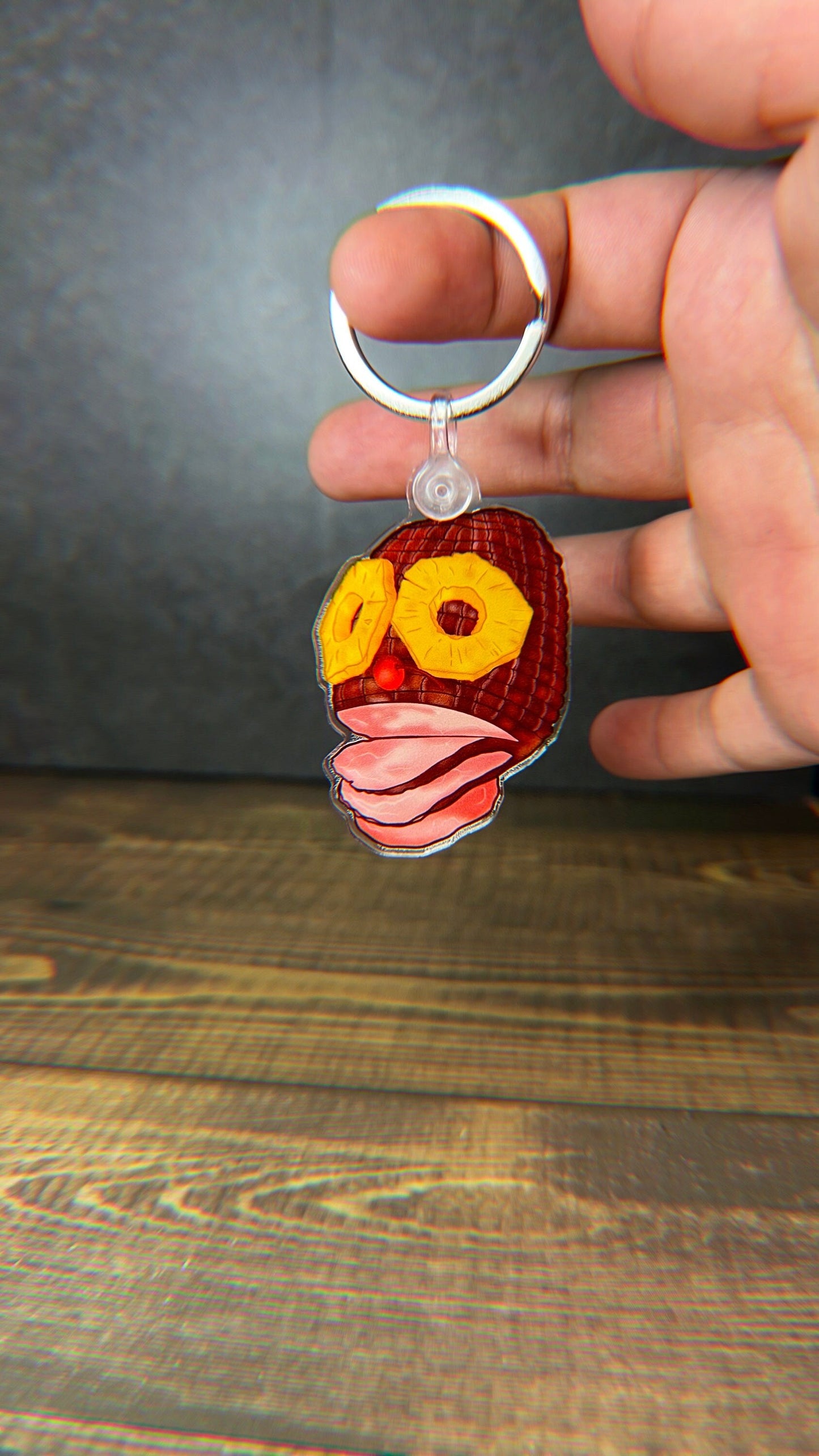 Acrylic Rum Ham Key Chain - Always Sunny In Philadelphia - Frank Reynolds - Always Sunny Key Chain