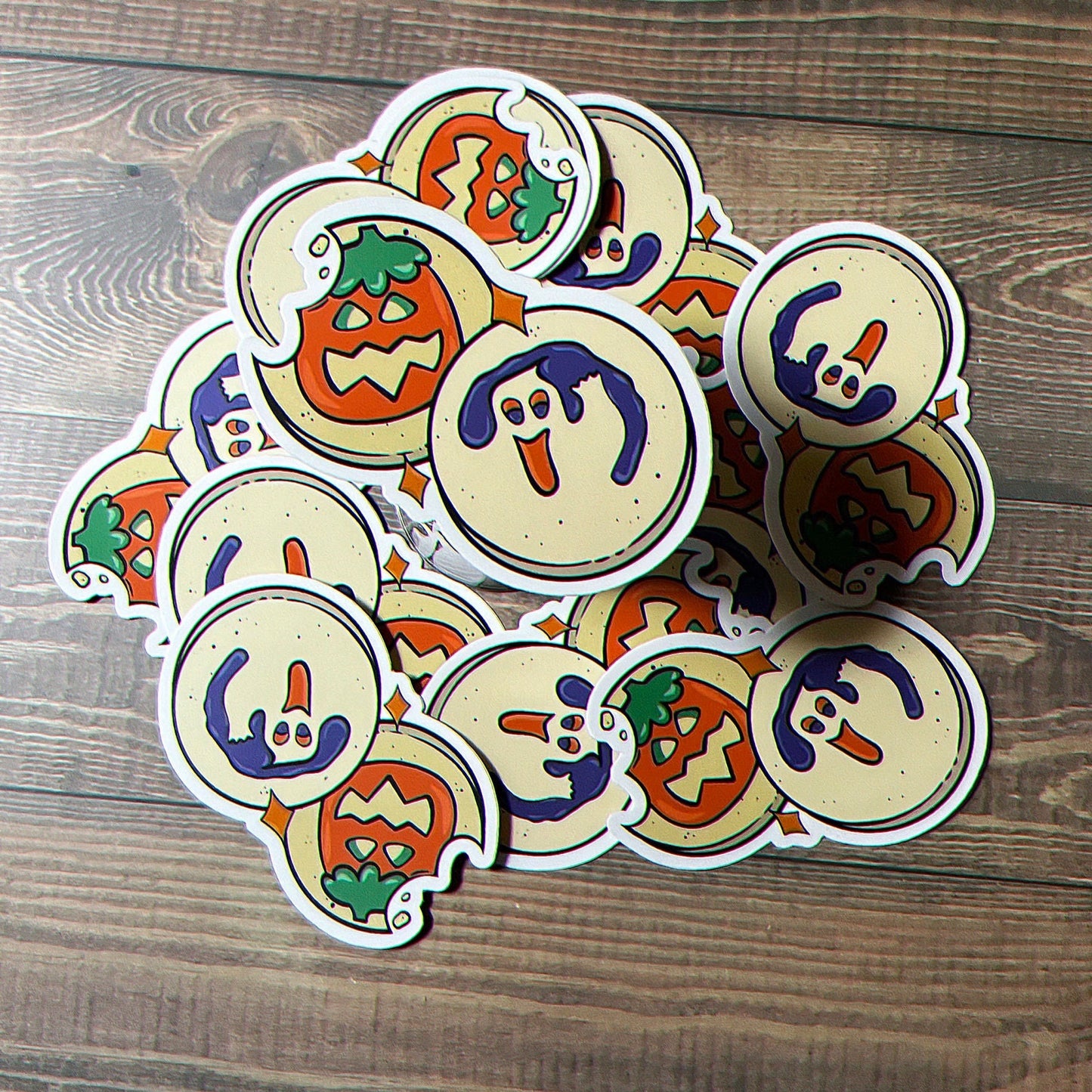 Halloween Cookies Sticker / Halloween Sticker/ Pumpkin Sticker/ Ghost Sticker