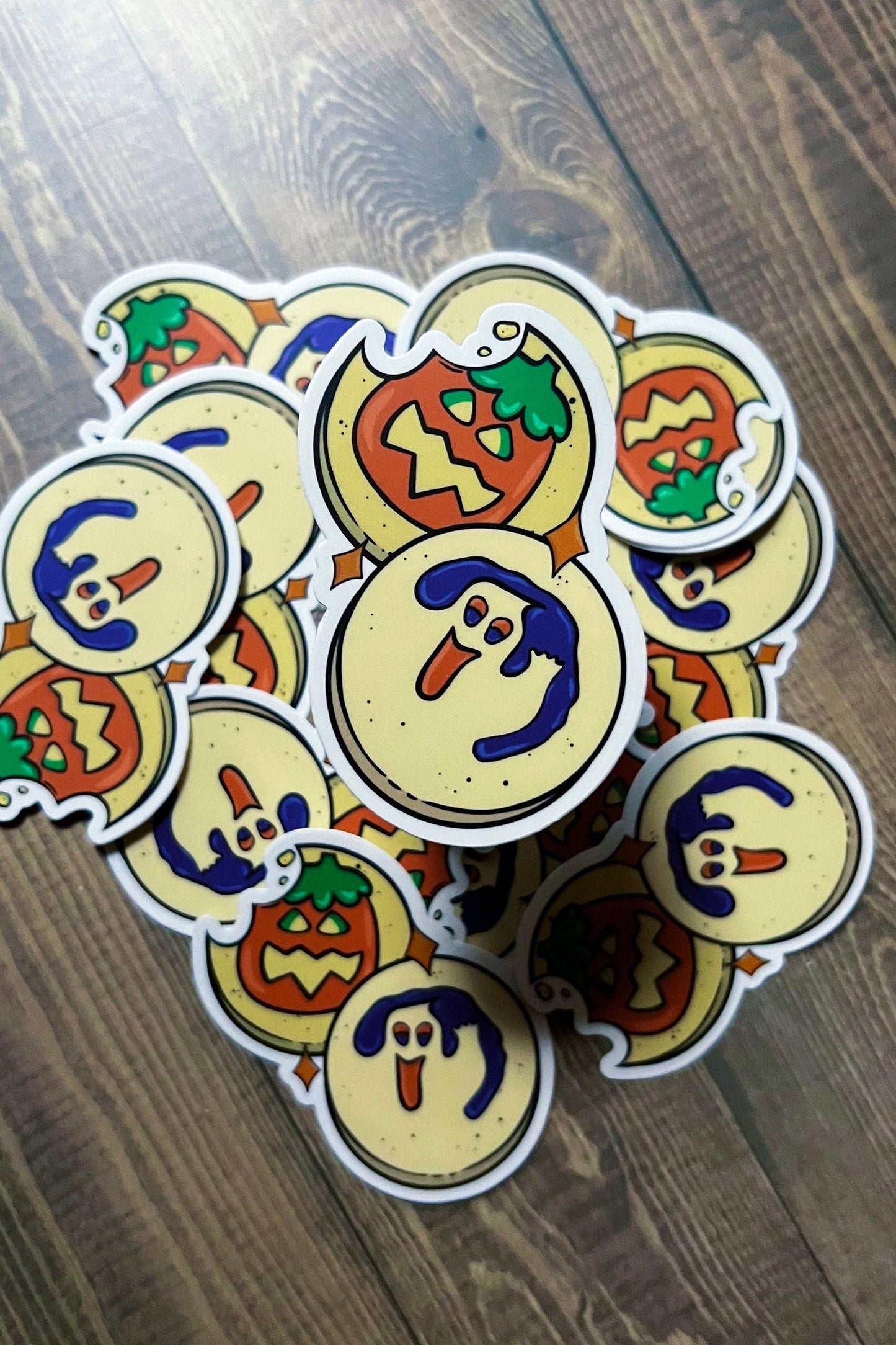 Halloween Cookies Sticker / Halloween Sticker/ Pumpkin Sticker/ Ghost Sticker