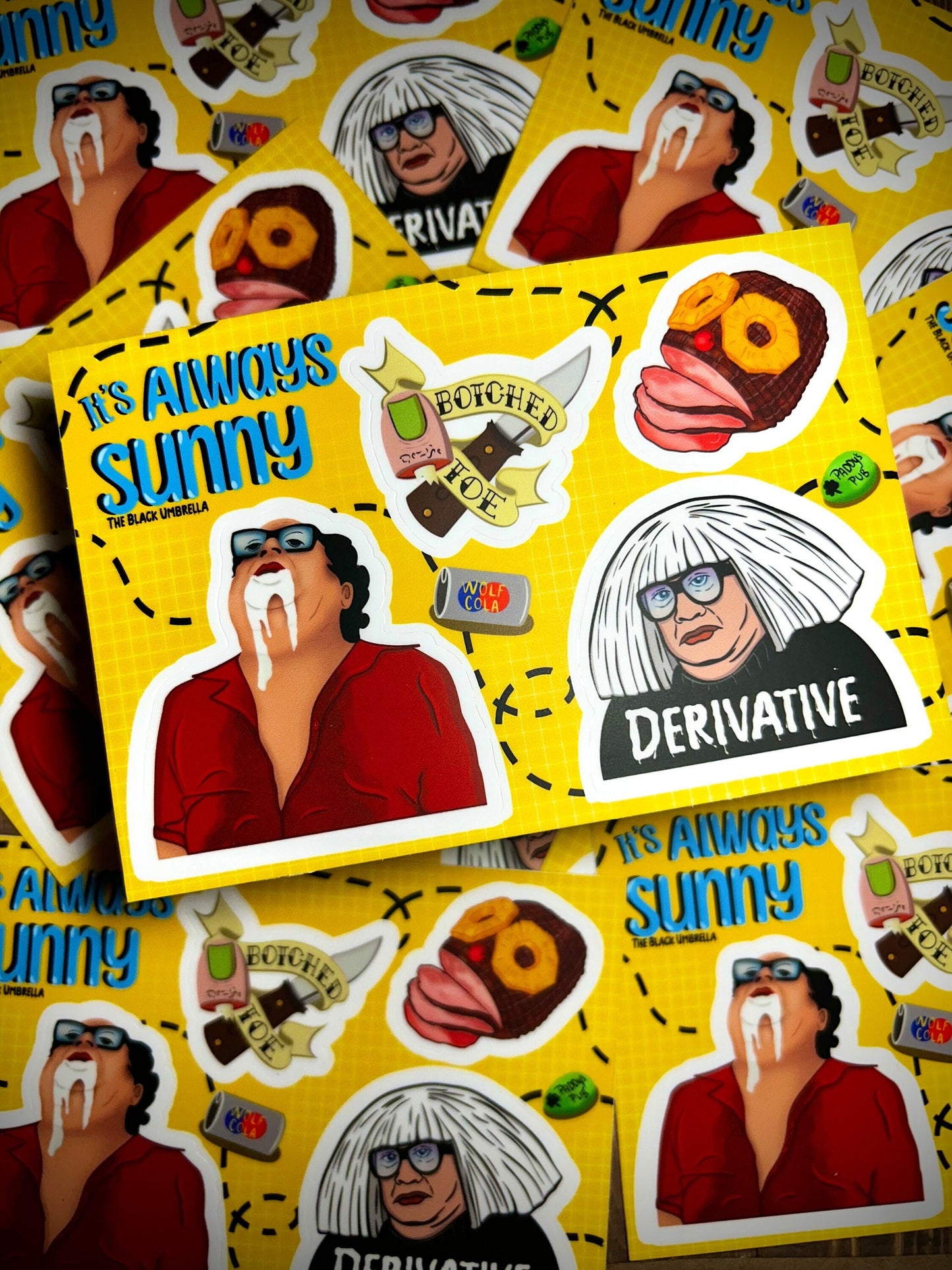 Always Sunny "Frank’s Finest” Sticker Sheet / Vinyl Stickers/ It's Always Sunny in Philadelphia/Frank Reynolds